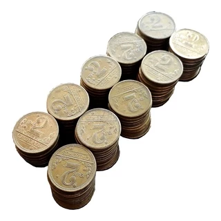 Moedas De 2 Cruzeiros Para Aliança Moedas Amarelas