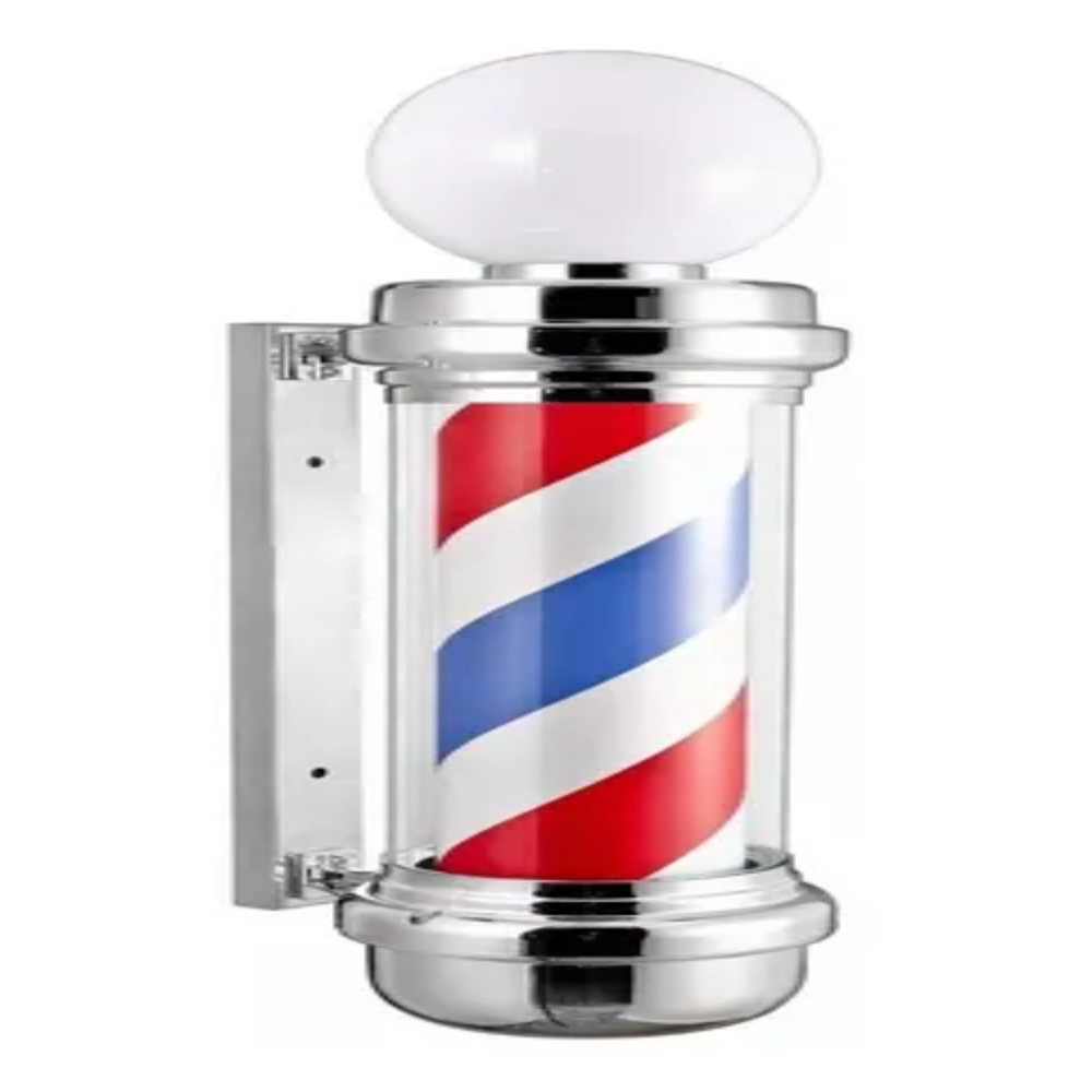 Barber Pole Luminoso Barbearia (P-55 cm) | Shopee Brasil