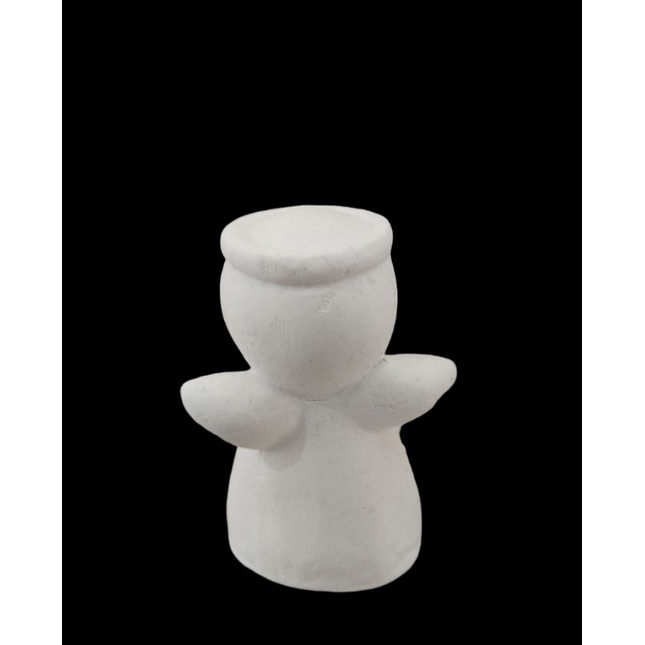anjinho rezando 7cm gesso cru top
