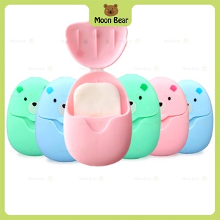 Mini Sabonete Portátil Descartável Para Viagem Folhas De Sabão Espumante Mãos Lavagem Perfumado Interior , Ar Livre , Acampamento Caminhada