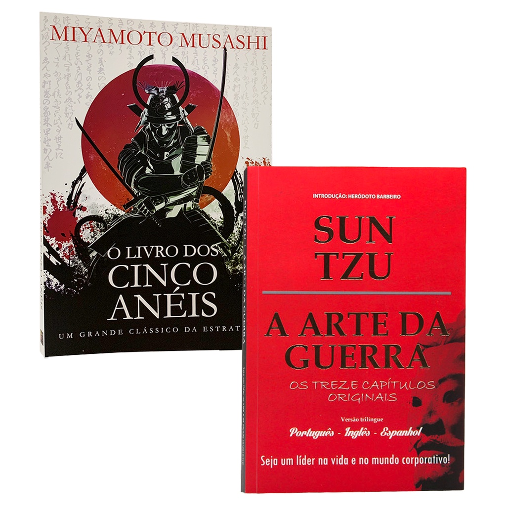 Kit A Arte Da Guerra + O Livro Dos Cinco Aneis 2 Livros Shopee Brasil