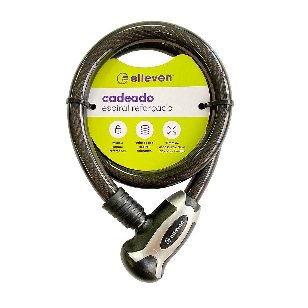 Cadeado Trava Bike Moto Mtb Reforçado Com 2 Chaves 0,80X15mm