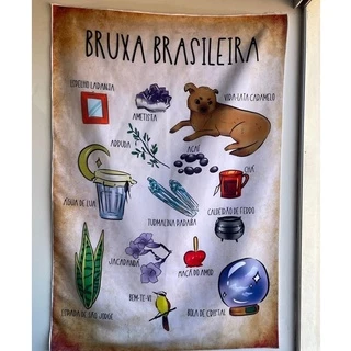 Panô Hippie Bruxa Brasileira