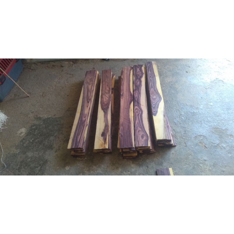 kit com 10 madeira jacarandá violeta para gaiola