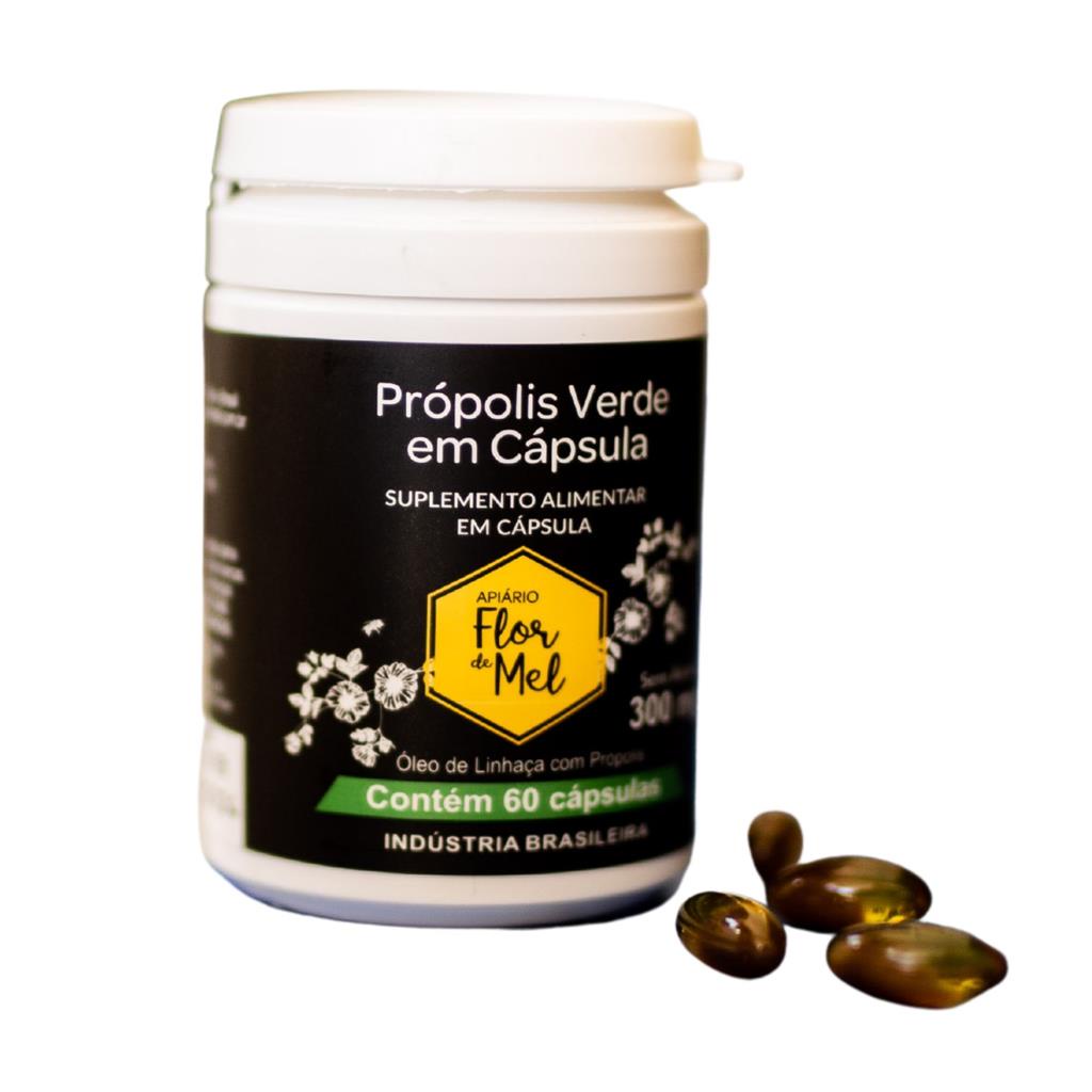 EXTRATO DE PROPOLIS VERDE PURO EM CAPSULAS 300MG 60 CAPSULAS | Shopee ...