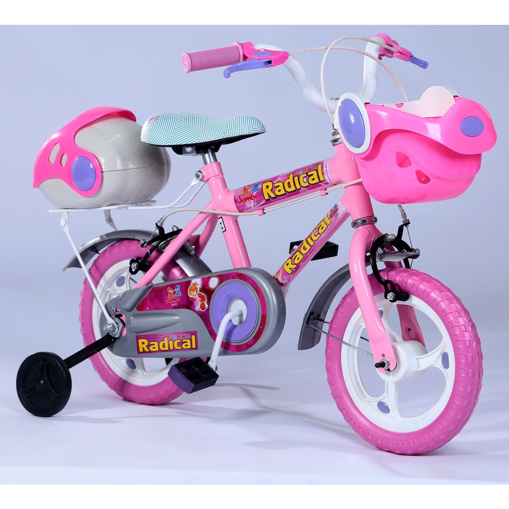 Triciclo Infantil Menina Motinha Charm Nathor Azul E Rosa Baby