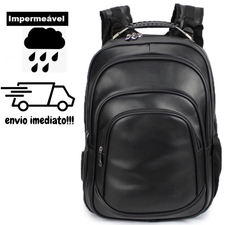 Mochila ejecutiva Mochila Viagem Executiva Masculina Feminina Preta Bolsa  Mochila Resistente Multi Utilidades Escolar Urbano Masculina Feminina Preta  Bolsa color gris diseño liso 25L