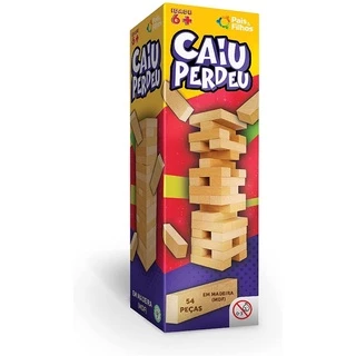 Jogo Caiu Perdeu Com 54 Peças 7460 Pais e Filhos