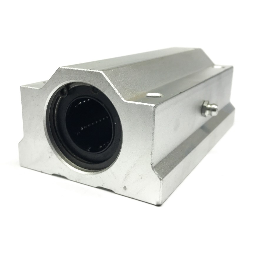 Pillow Block LONGO Fechado com Rolamento Linear de Esfera Embutido Para