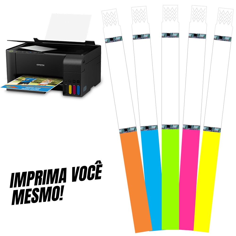 50 Pulseiras Para Imprimir Em Impressoras Jato de Tinta Pulseiras de Festas