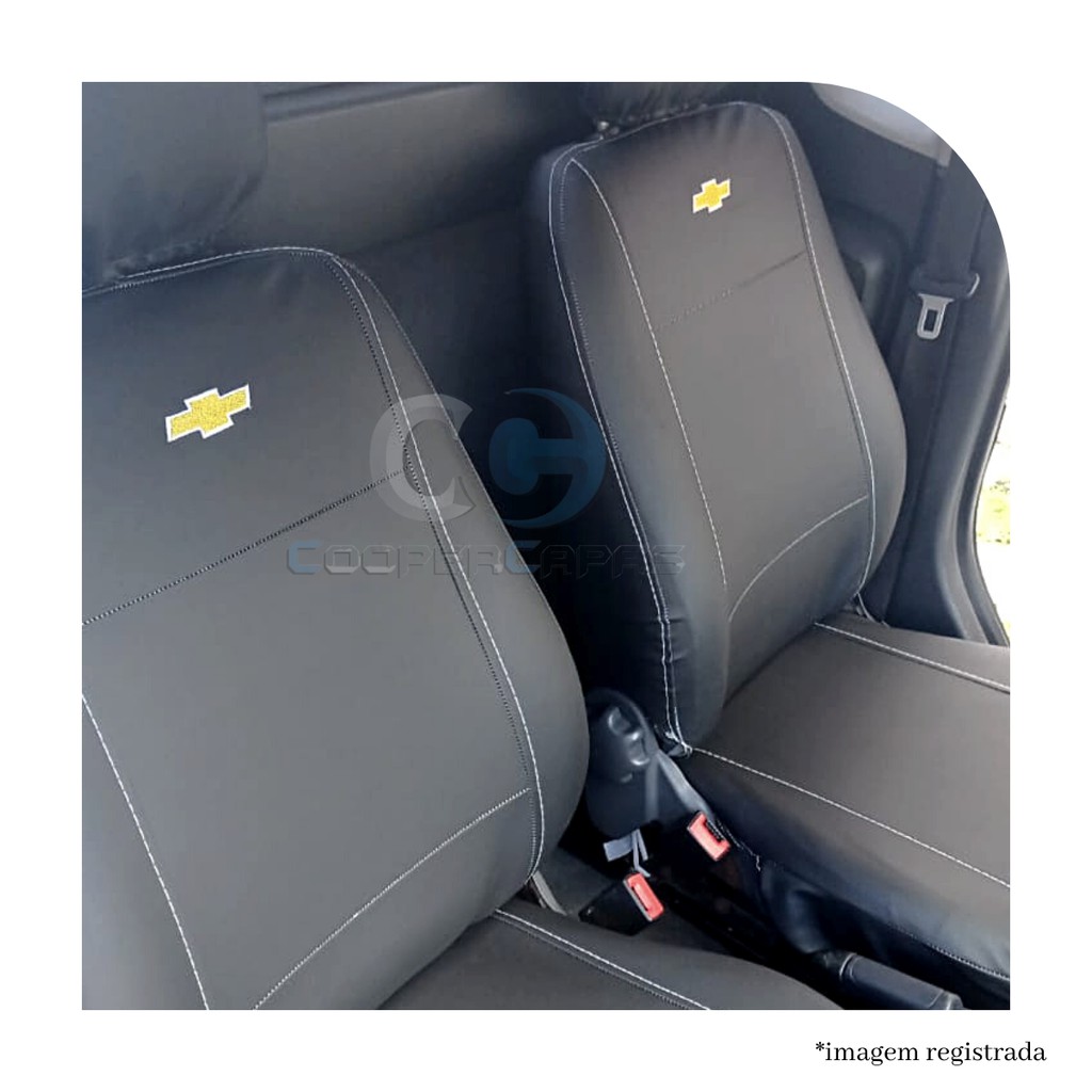 Capa Banco Carro Couro Interior Chevrolet Celta 2001/2016