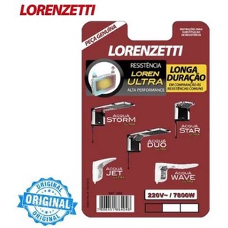 Resistência 220V Original Ducha Chuveiro Acqua Ultra Lorenzetti