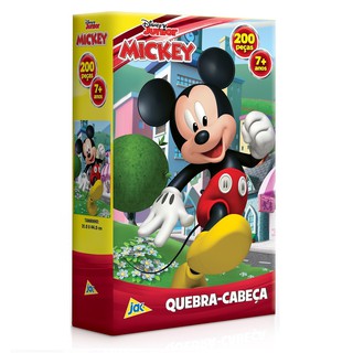 Quebra - Cabeça 200 Peças Mickey Toyster - Produto Brasileiro