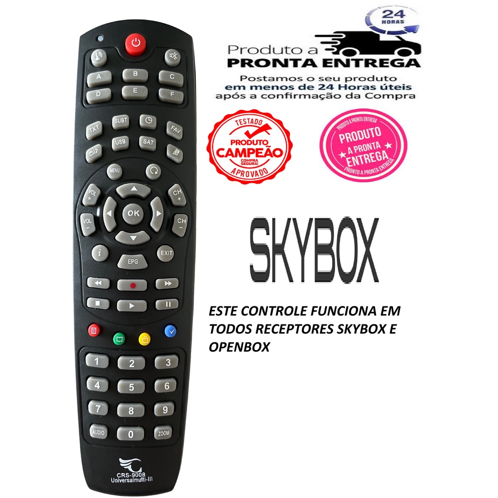 Controle Remoto Sky box F4 pronta entrega | Shopee Brasil