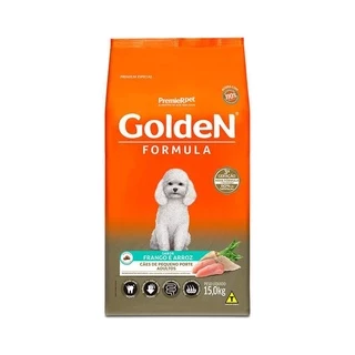 Ração Golden Mini Bits Cães Ad Peq Porte Frango Arroz 15Kg