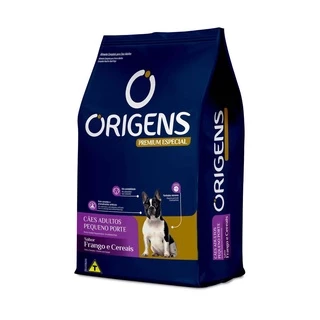 Ração Origens Cães Adultos Porte Pequeno Frango e Cereais 15kg