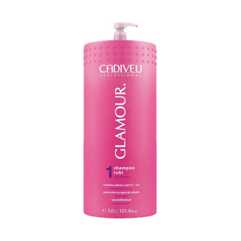 Cadiveu Glamour 3 litros Shampoo Lavatório