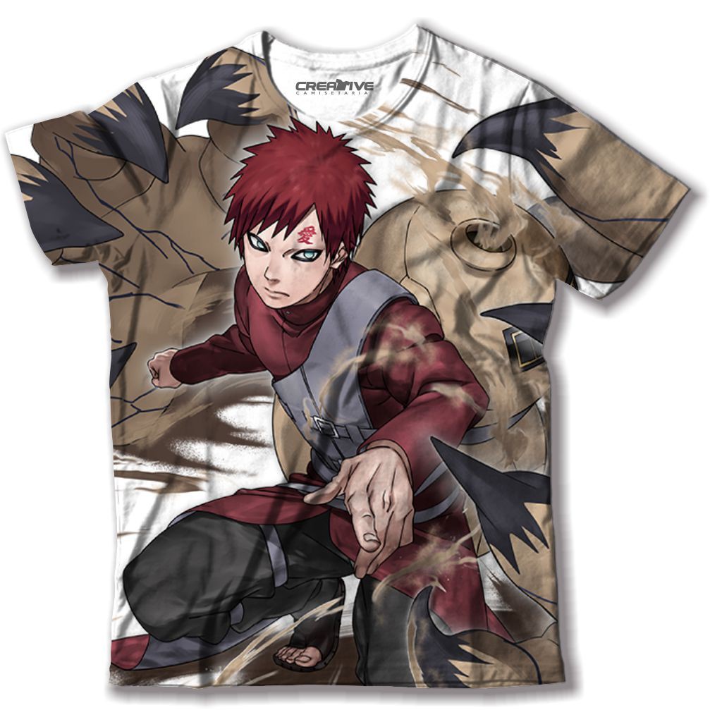 Camiseta Branca Quarto Hokage Minato Anime Naruto Masculina