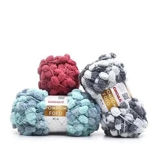 Fio Lã Pom pom Fofo 100g Crochê / Tricô Círculo - 1 Novelo