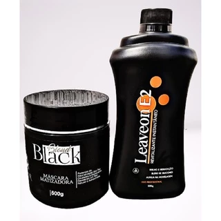 Leaveon E2 Revitalizante Instantâneo 500g Hair´s + Máscara Matizadora 500g Cavier