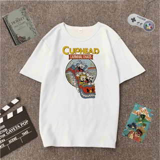 Camiseta Infantil Cuphead Show Xicrinho e Caneco Game