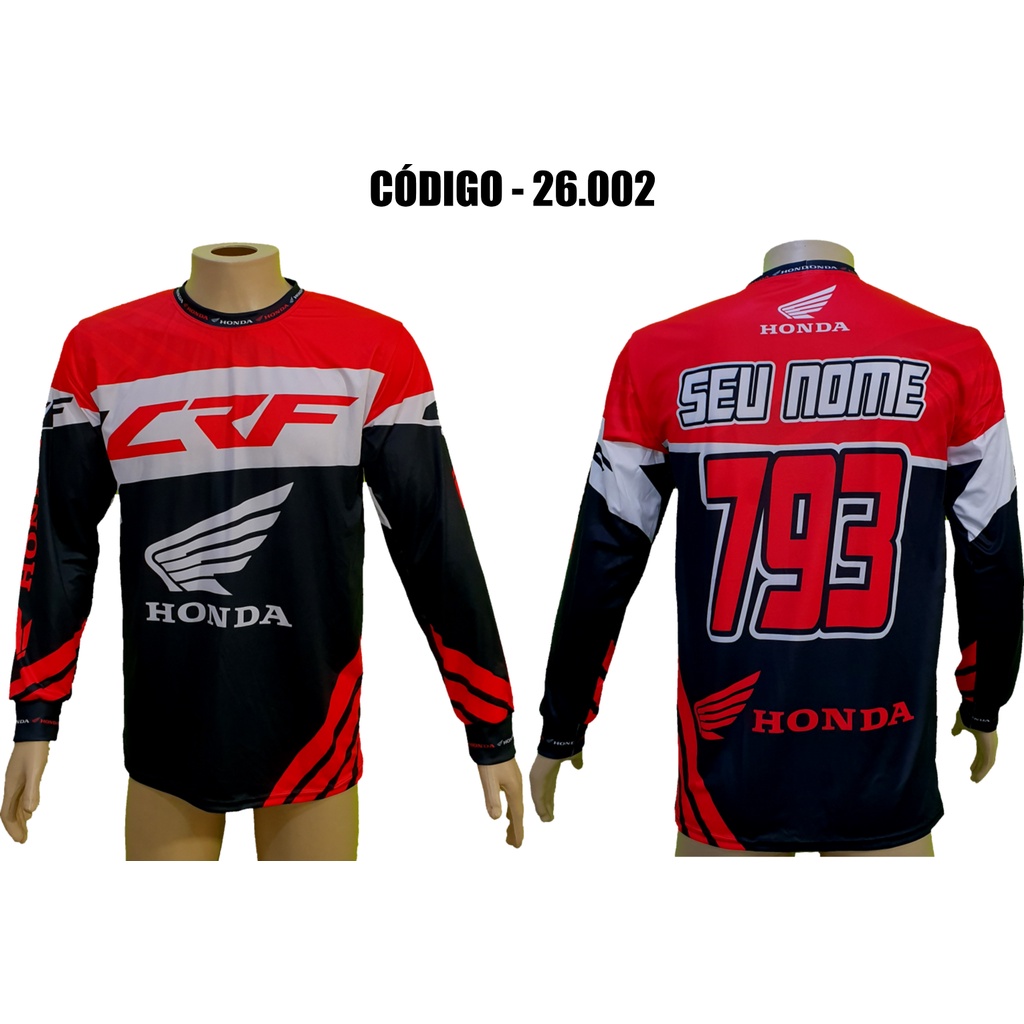 camiseta camisa off road motocross personalizada Shopee Brasil