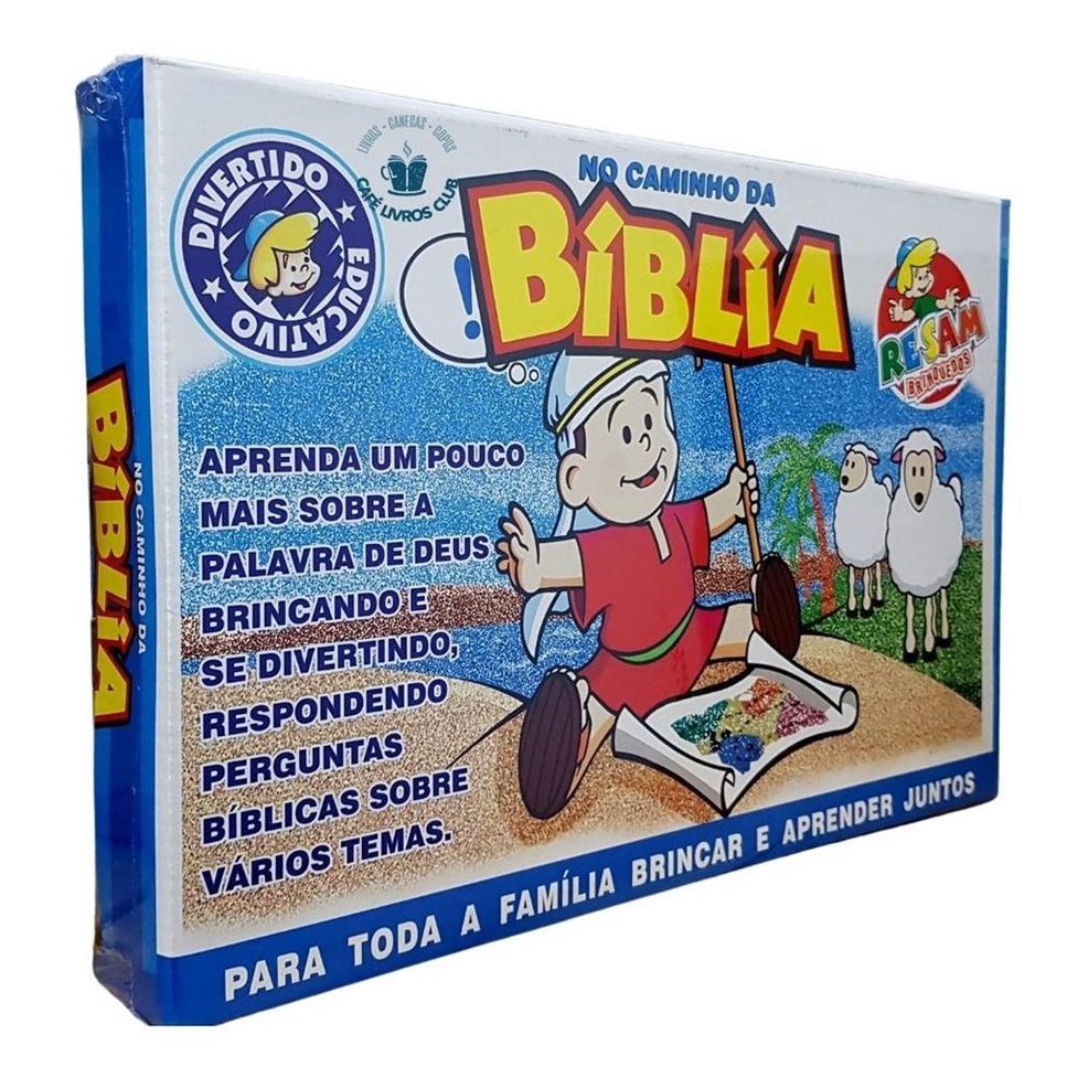 Jogo Biblico No Caminho Da Biblia - Infantil - Tabuleiro - Biblia ...