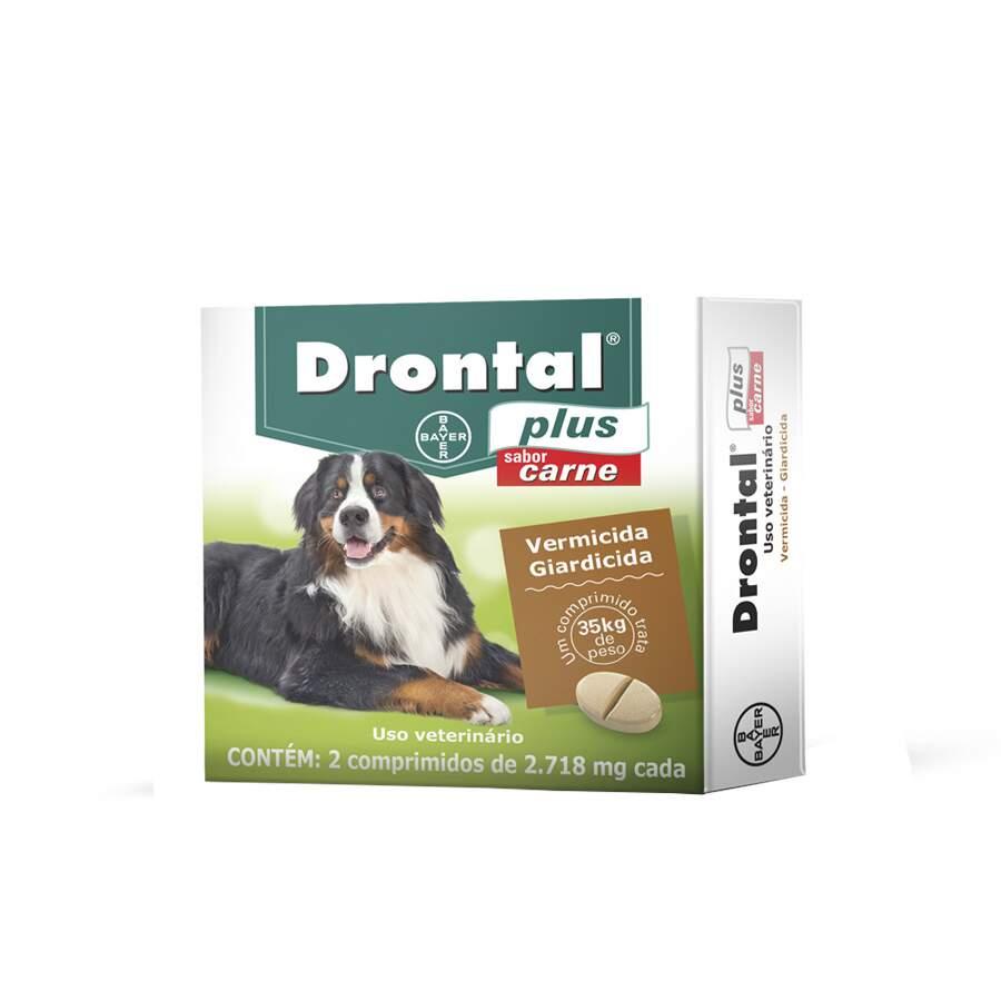 Drontal Para Cães De 35Kg Sabor Carne | Shopee Brasil