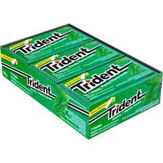 Chiclete Trident Caixa C/ 21un Menta/menta Verde