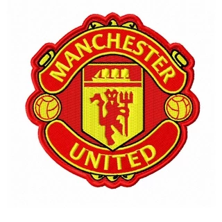 Patch Bordado Manchester United_89x90mm (brasão Manchester United)