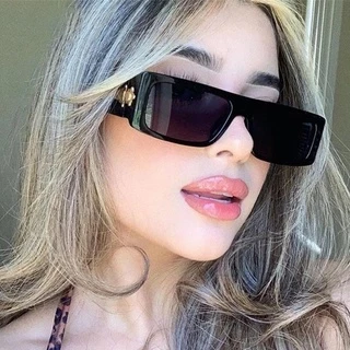 Óculos De Sol Feminino/Masculino Com Armação Pequena