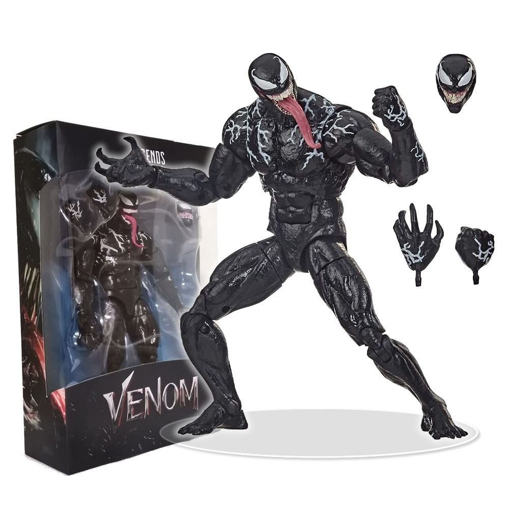 Boneco Venom Marvel Legends 18cm Homem Aranha Marvel | Shopee Brasil