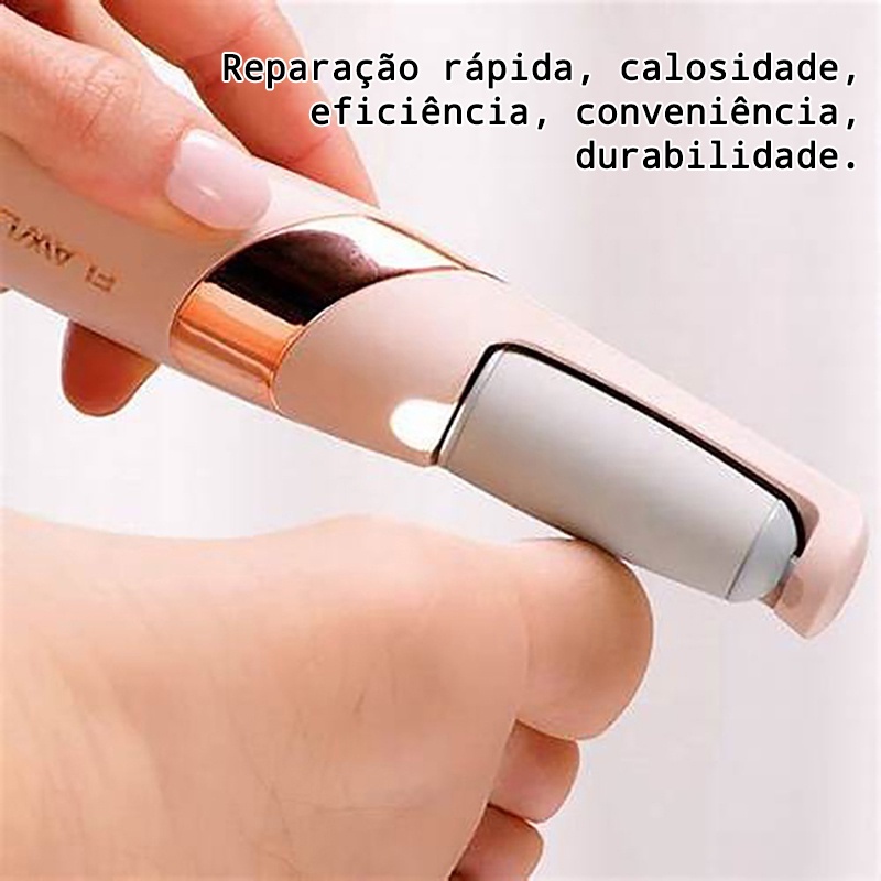 Lixador De Pé Elétrico Lixa Elimina Calo Portátil Usb Pilha Portátil THREEAU