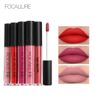 FOCALLURE 20 Colors Waterproof Matte Lip Gloss Long Lasting Lipstick Set Quick Dry Natural Makeup Nude Color Liquid Lipstick Lightweight