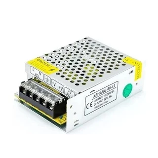 Fonte Chaveada MINI 12v 5a Alimentação Cftv Fita Led Som Bivolt