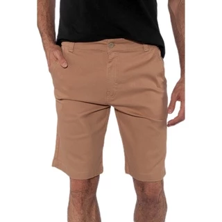 Bermuda Short Masculino em Sarja com Elastano Confortável - Algodão Certificado