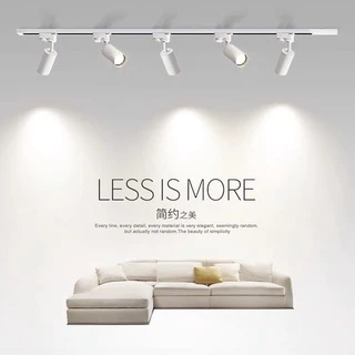 Kit 10 peças/Spot Alumínio 7W Branco Para Trilho Cob Led Branco Frio e Frio Trilho de Teto