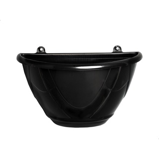 Vaso de flor Parede Cachepot Plantas Plastico N°1 - Preto