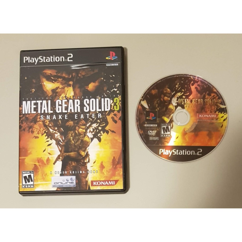 Metal gear solid 3 snake eater PS2 JAP - Jeux vidéo