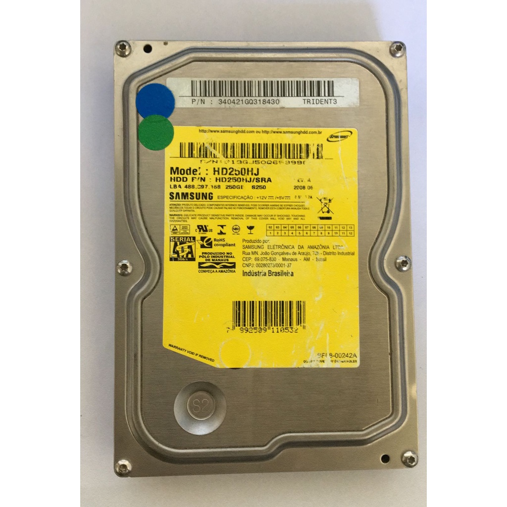 Hd Samsung 250gb Sata