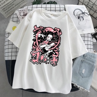 Anime Desenho Camiseta Kimetsu No Yaiba Roupas Streetwear Estampa