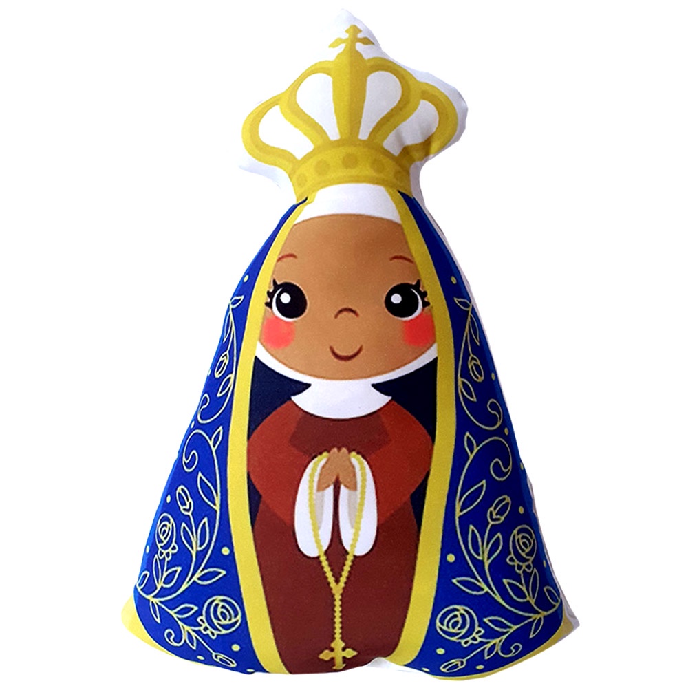 Almofada Infantil Nossa Senhora Aparecida 40 cm de Altura Estampada ...