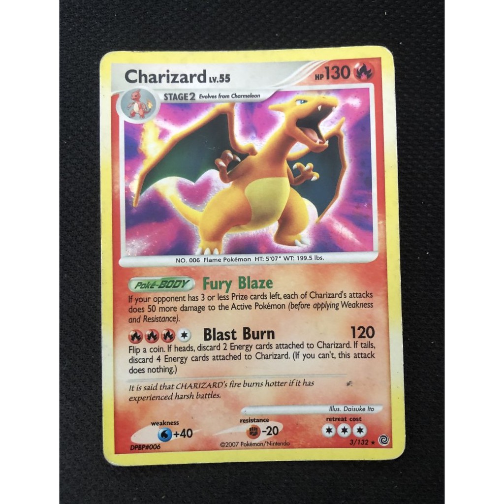 Carta Pokemon Charizard Original - Raro | Shopee Brasil