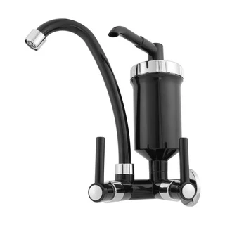 Torneira Filtro Preto Bica Movel Com Vela Pro Saude Parede