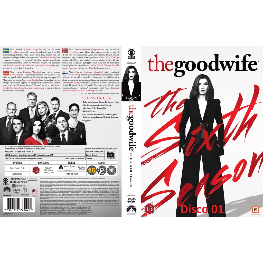 Dvd The Good Wife - As 7 Temporadas Completas - Legendado ou