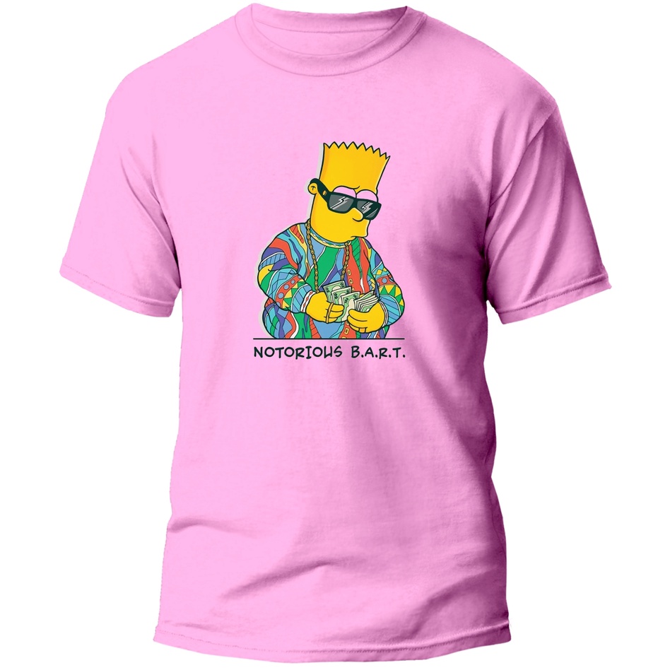 Camiseta Camisa Bart Simpsons Notorious Biggie Rapper Hip