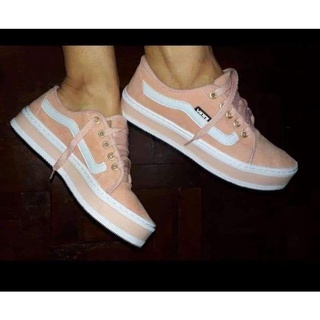 Tenis vans best sale feminino solado alto