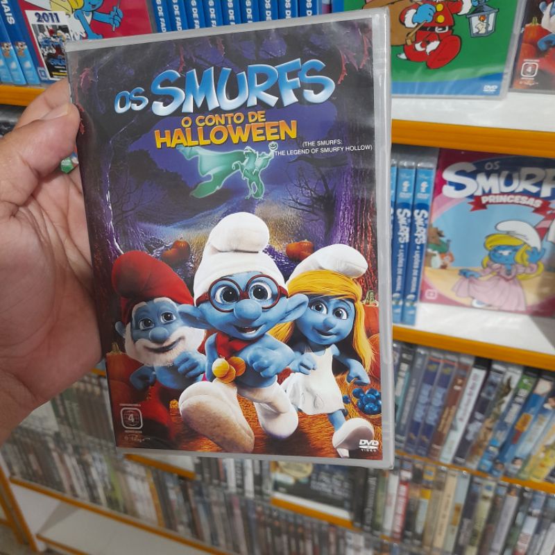Dvd - Os Smurfs - O Conto De Halloween | Shopee Brasil