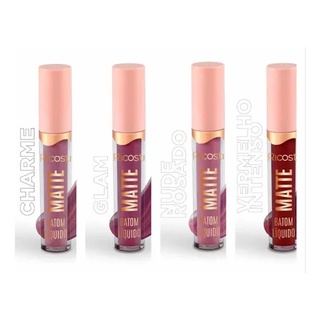 Kit 13 Unidades Batom Ricosti Matte Atacado