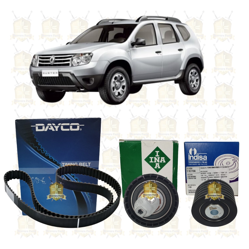 Kit Correia Dentada Duster 1.6 16v 2011 2012 2013 2014 2015 2016 ...
